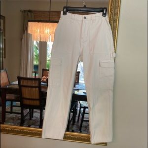 Pacsun natural/cream cargo pant size 24